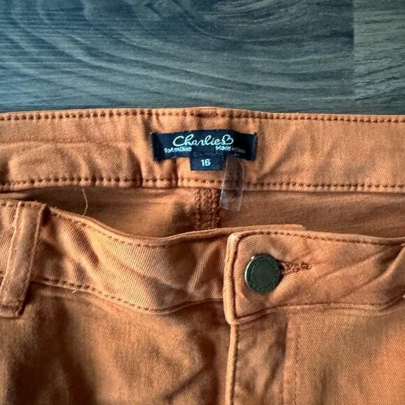 Charlie B capris orange sz 16 - Picture 3 of 8